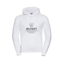 Sweat à capuche blanc