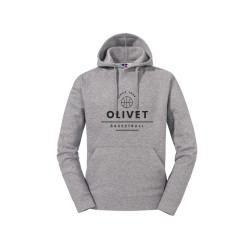Sweat à capuche gris