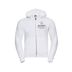 Veste à capuche blanche