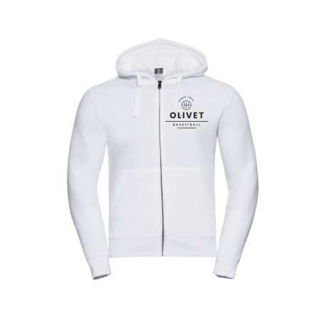 Veste à capuche blanche