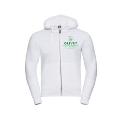 Veste à capuche blanche