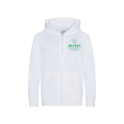 Veste à capuche blanche Enfant