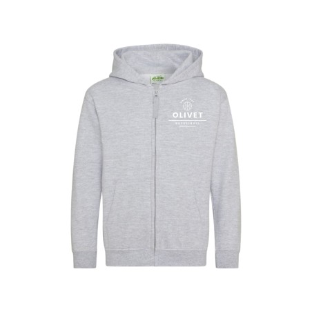 Veste à capuche grise Enfant