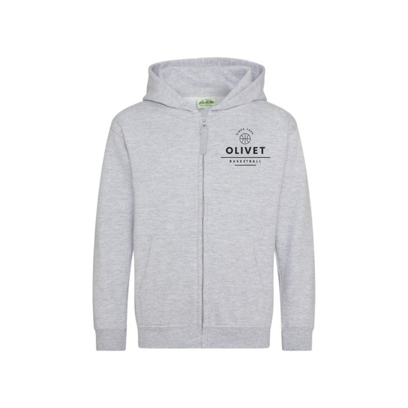 Veste à capuche grise Enfant