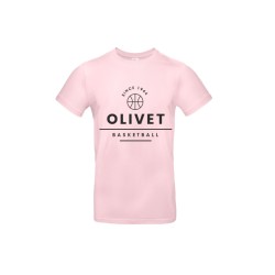 Tee-shirt coton rose