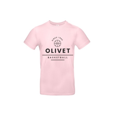 Tee-shirt coton rose